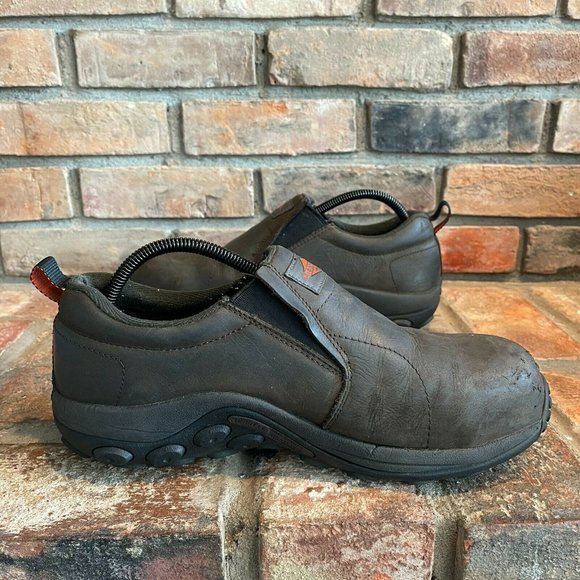 Merrell Mens ASTM Brown Slip On Shoes Sz 9.5 W main image 6
